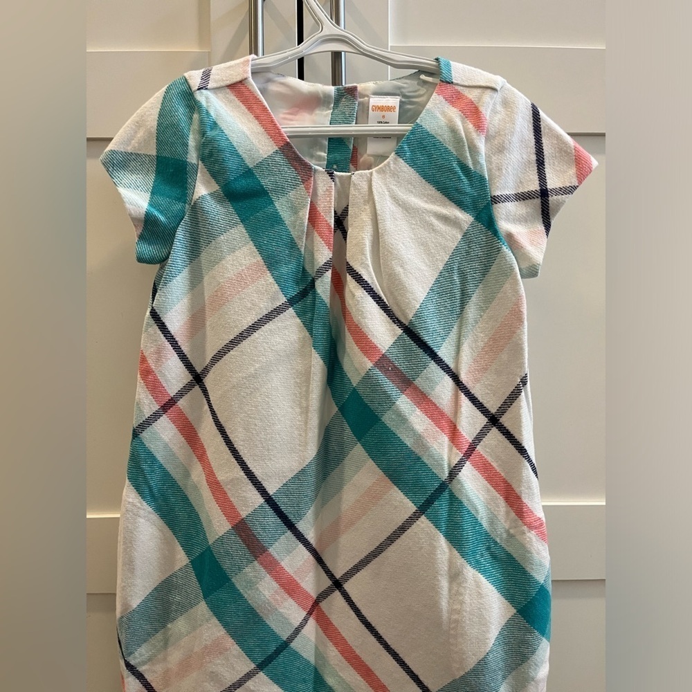 Gymboree plaid shift dress size 6 - Picture 4 of 7